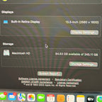 Apple Macbook Pro A2338 13in.  M1 3.2 GHz  256GB SSD 8N51