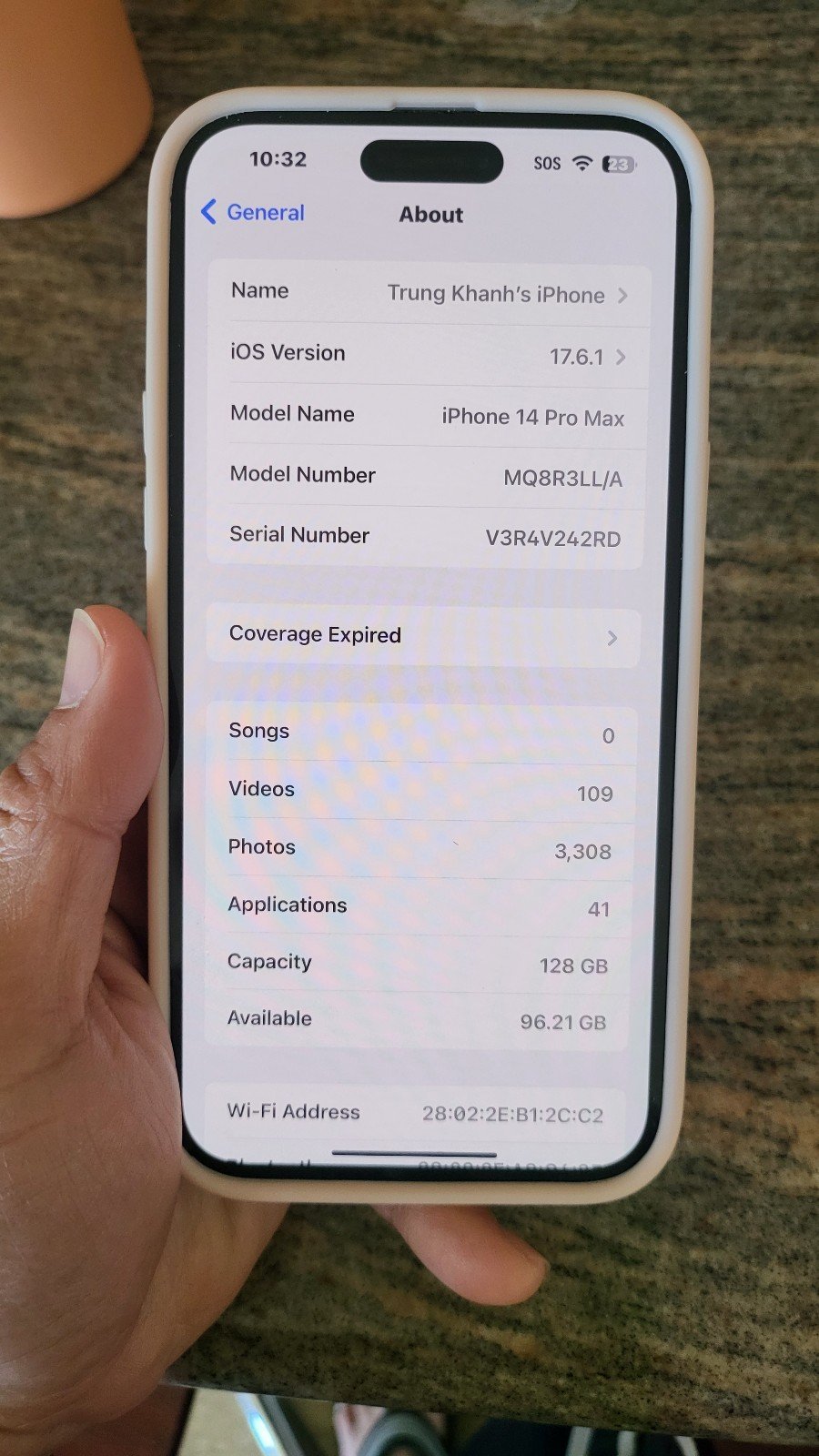 Apple iPhone 14 Pro Max 128gb Purple Unlocked 9A76