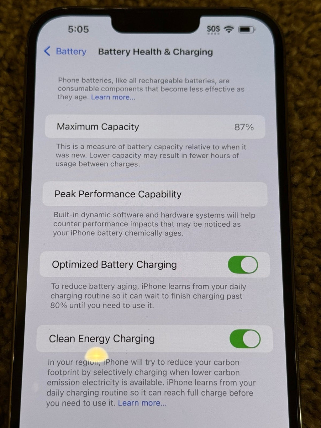 iPhone 13 Pro Max 128 GB (Unlocked) 6Y93