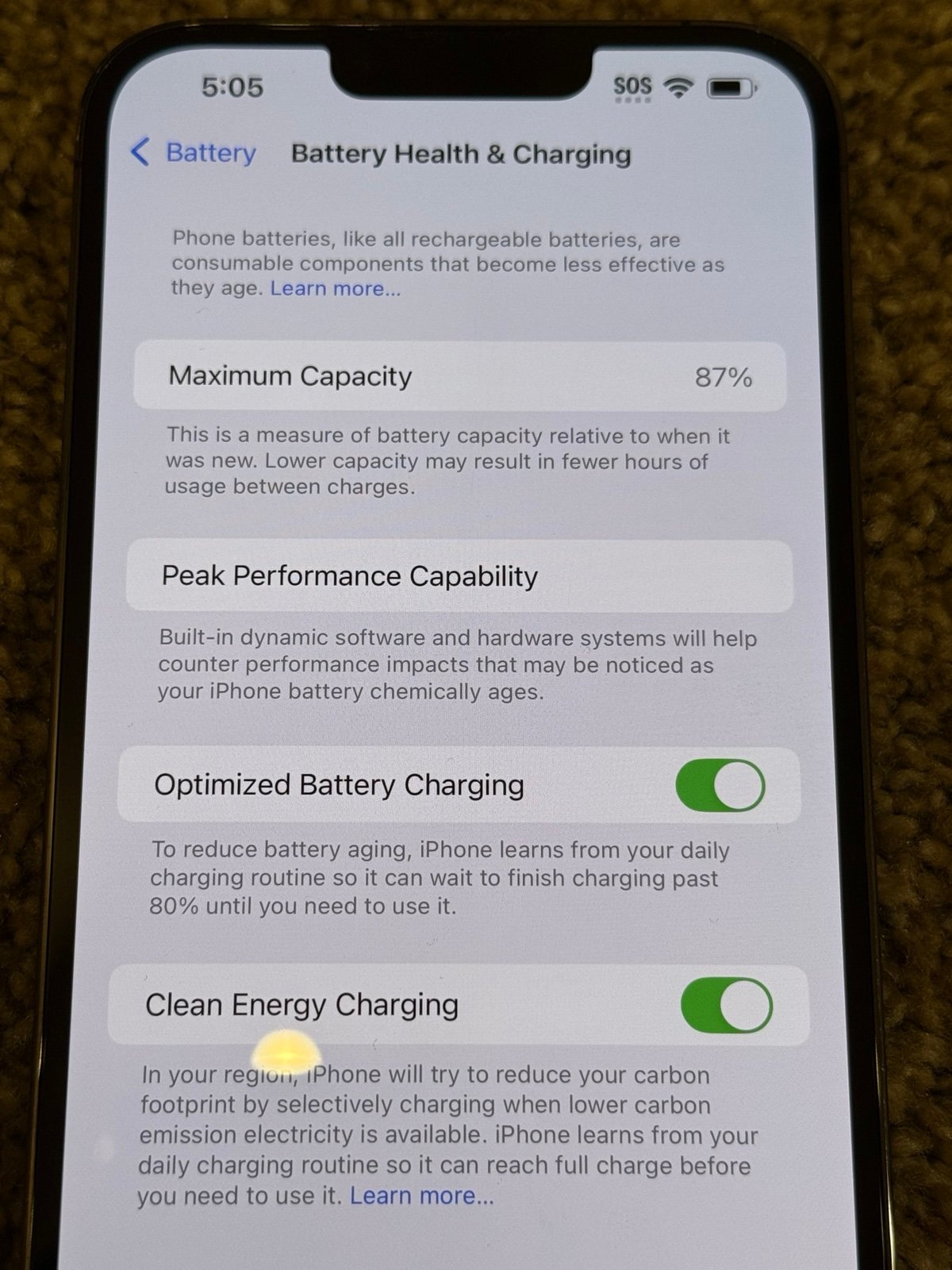 iPhone 13 Pro Max 128 GB (Unlocked) 6Y93