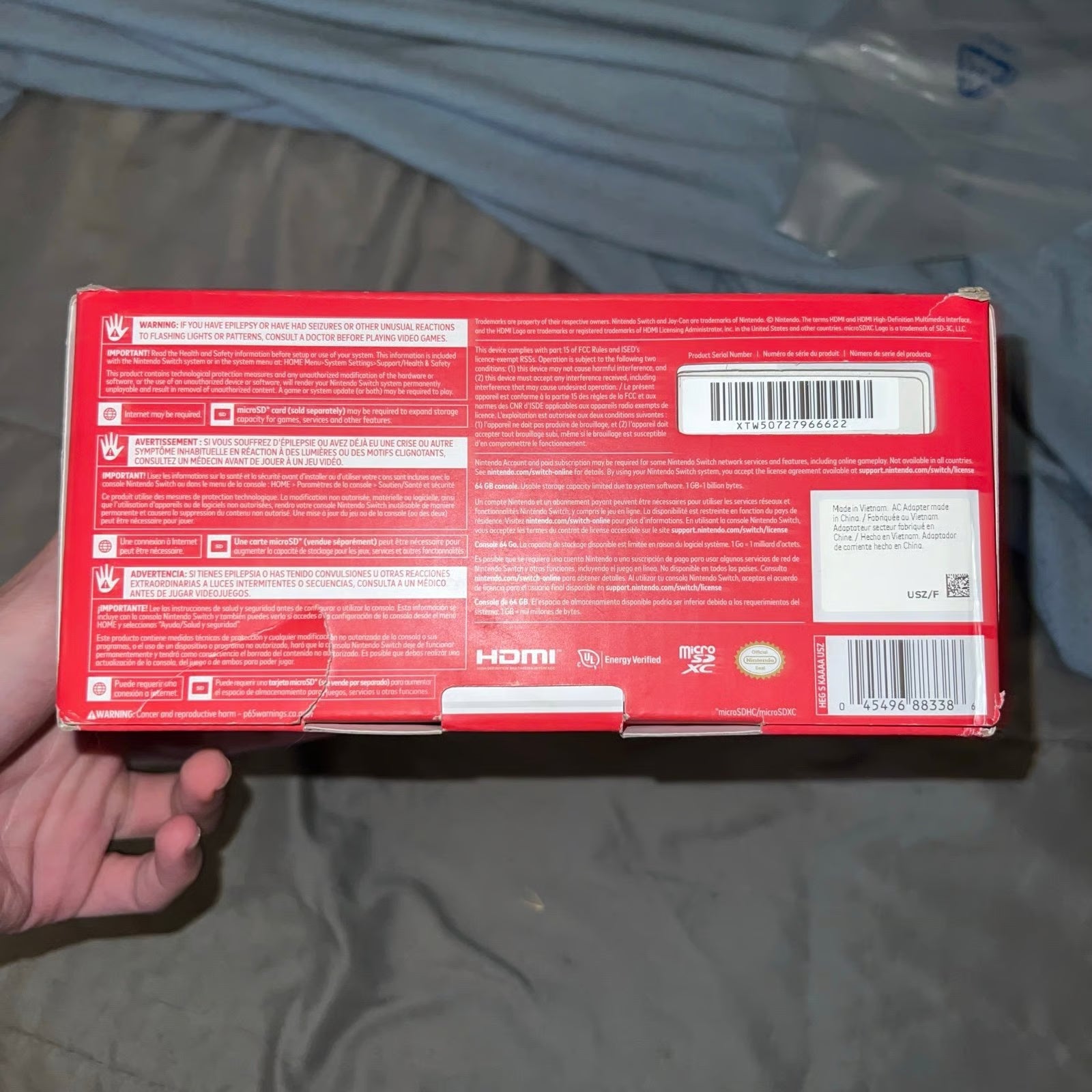 Nintendo switch oled 8V22