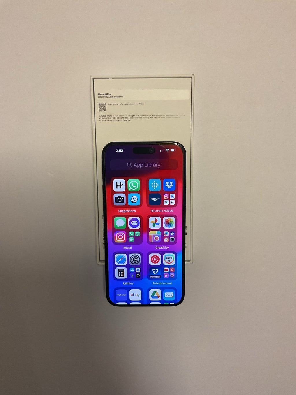 Apple iPhone 15 Plus 128 GB 1U93