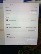 Apple 2023 MacBook Air 15-inch M2 Chip 8GB RAM 256GB SSD BLUE -TESTED 6L26