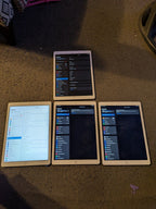 4 iPad pro's 12.9 screen 128gb reserved for trucks 1C39