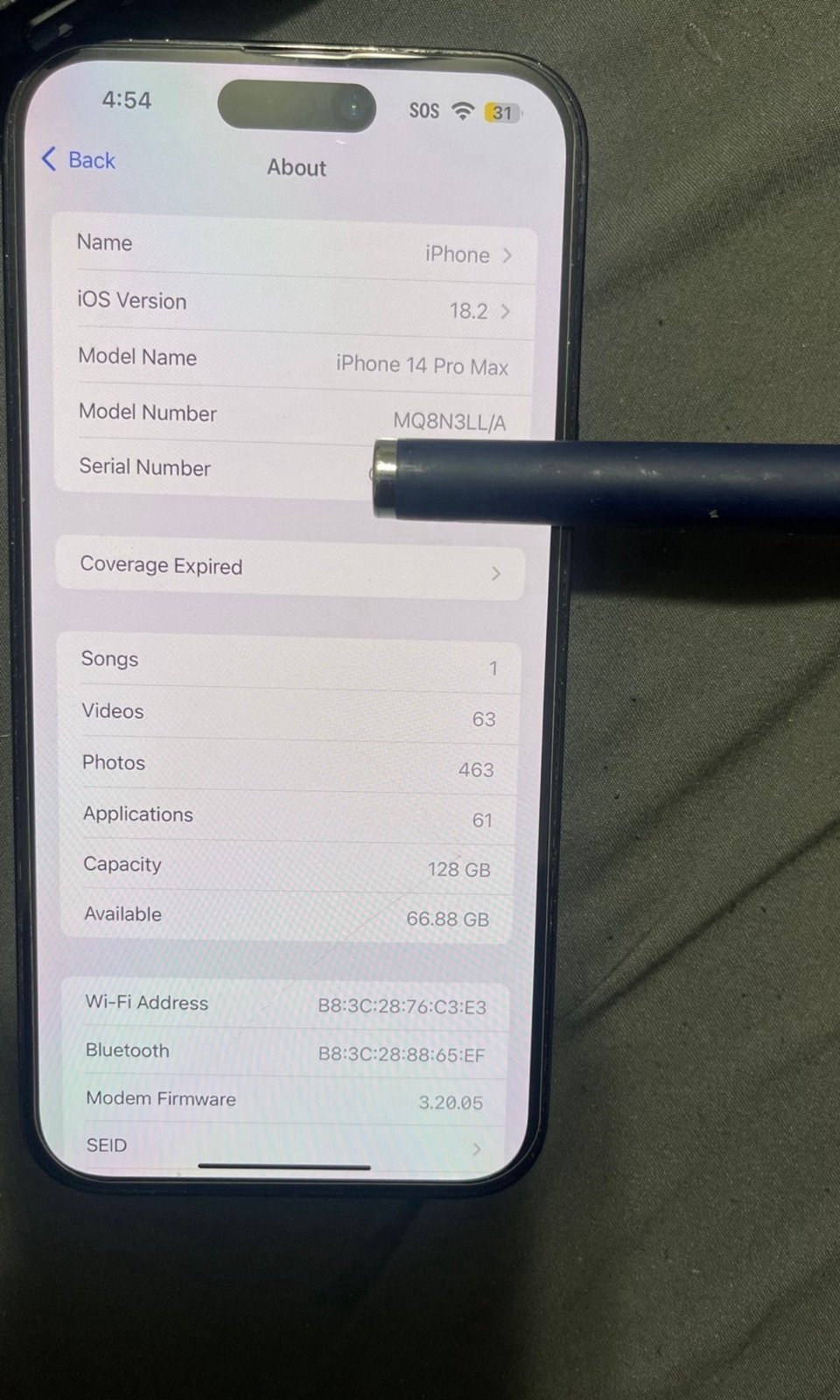 iPhone 14 Pro Max 128GB 2U73