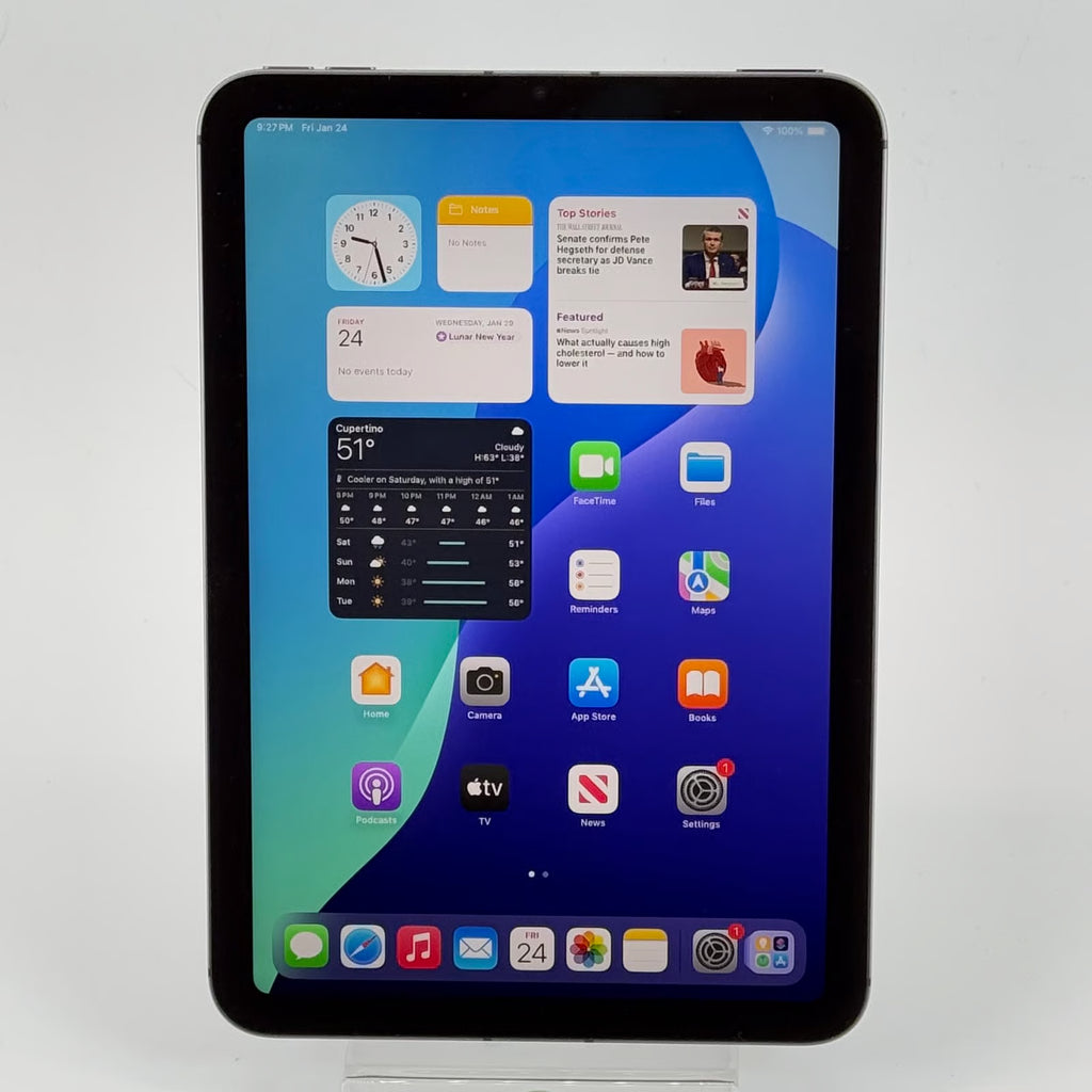 Apple iPad mini 6th Gen 64GB WIFI + Cellular A2568 Factory Unlocked 8.3�?Tablet 9W91