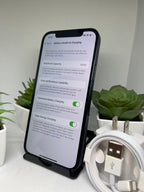 Apple iPhone 12 64 GB in Black Unlocked Mint Condition Any Carrier Any Country 2E59