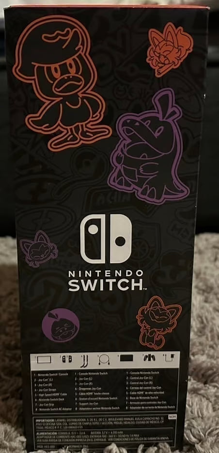 Nintendo Switch OLED console Pokemon Scarlet/Violet edition 8T12