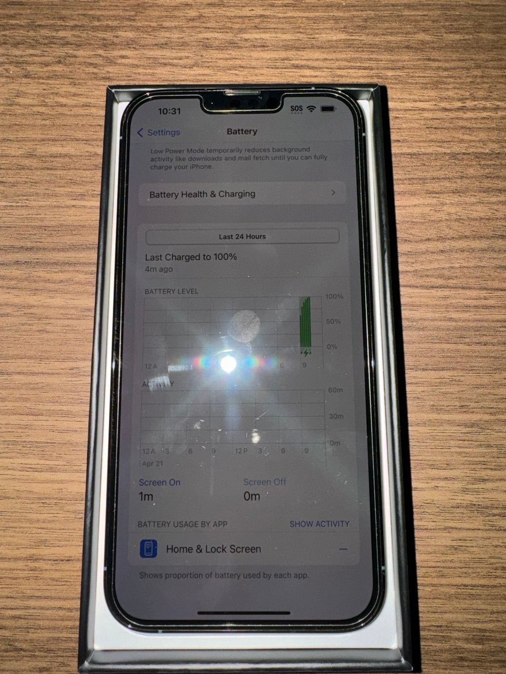 Apple iPhone 13 Pro Max 128 GB in Sierra Blue Unlocked 9U13