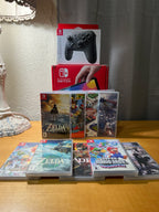 Nintendo Switch OLED + 9 Must Play Highly Rated Titles 9T89