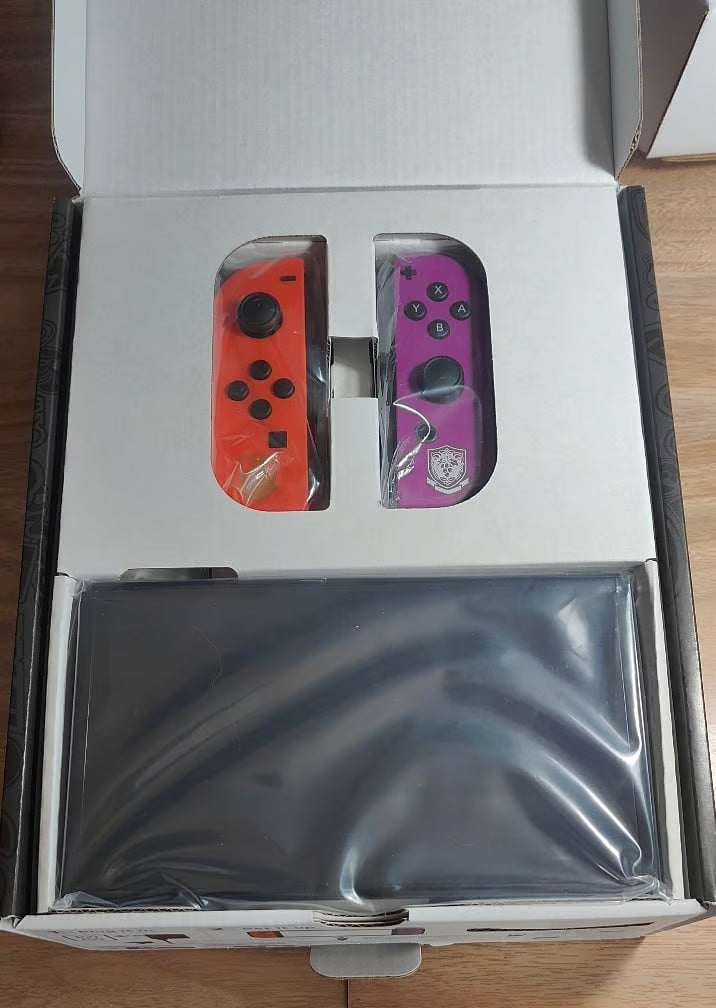 Nintendo Switch 鈥?OLED Model - Pok茅mon Scarlet & Violet Edition Console 3X75