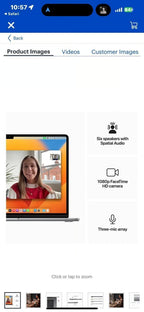 Apple Macbook Air 15in M2 3.49 GHz 512GB SSD 7L18