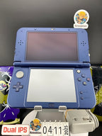 Dual IPS/ New 3DS XL Blue w 128GB SD Card/Near Mint/ 7563/ US Seller
