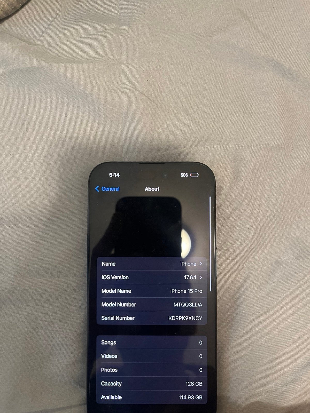 iPhone 15 Pro 128GB Unlocked 6Z39