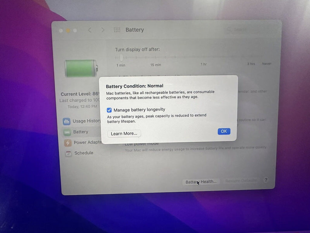 2019 MacBook Pro TouchBar Retina 13鈥?A2159 SpaceGray 1.4 GHZ 16GBRam 500 GB SS 8C33