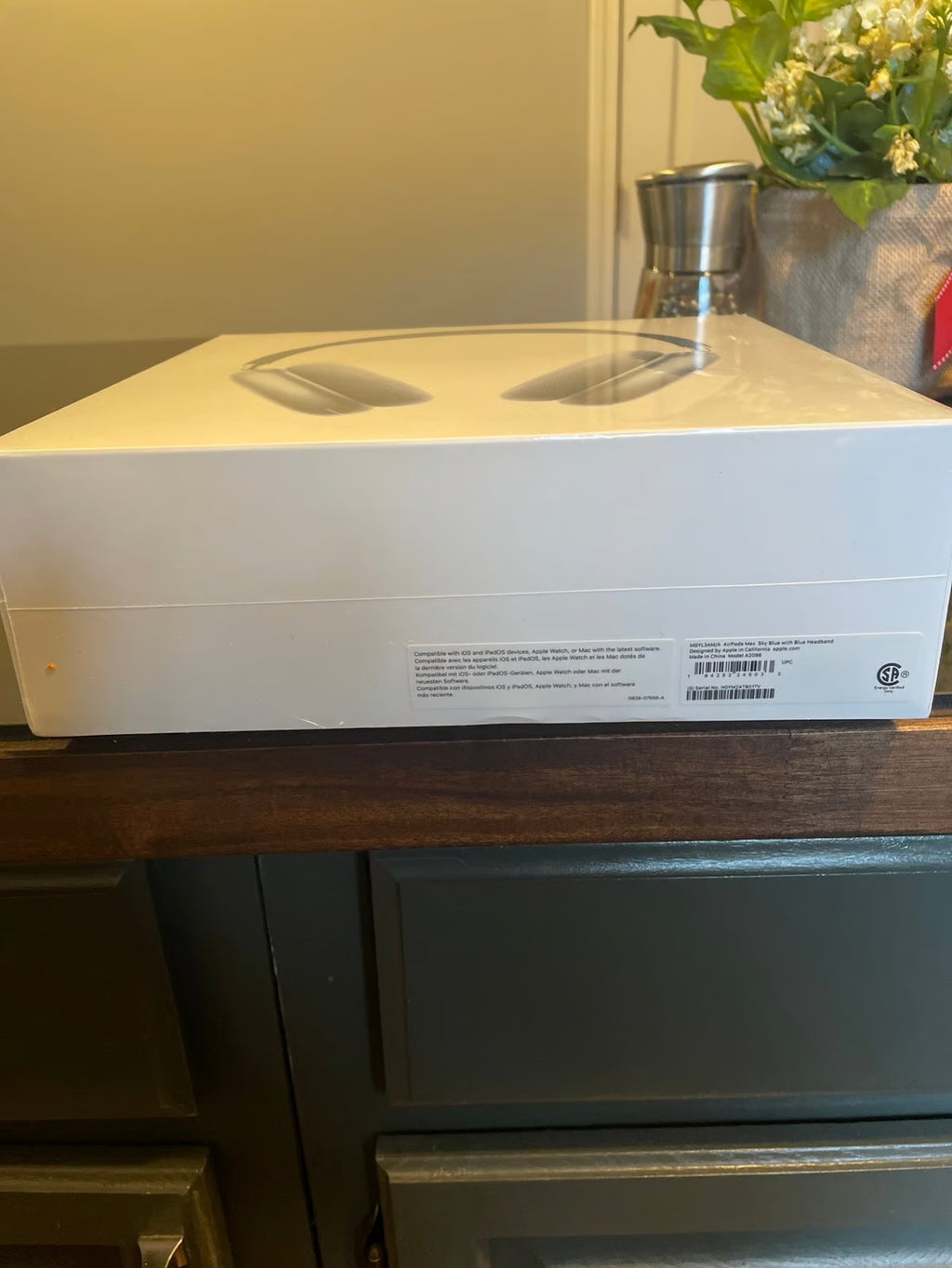 Sky Blue AirPods Max with Smart Case BRAND NEW 8Q97