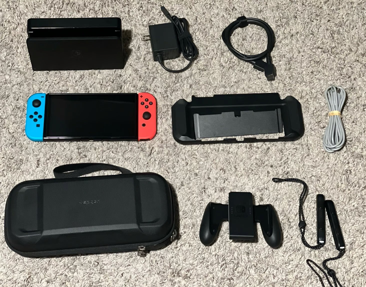 Nintendo Switch OLED Bundle - Gently Used + Accessories 1W76