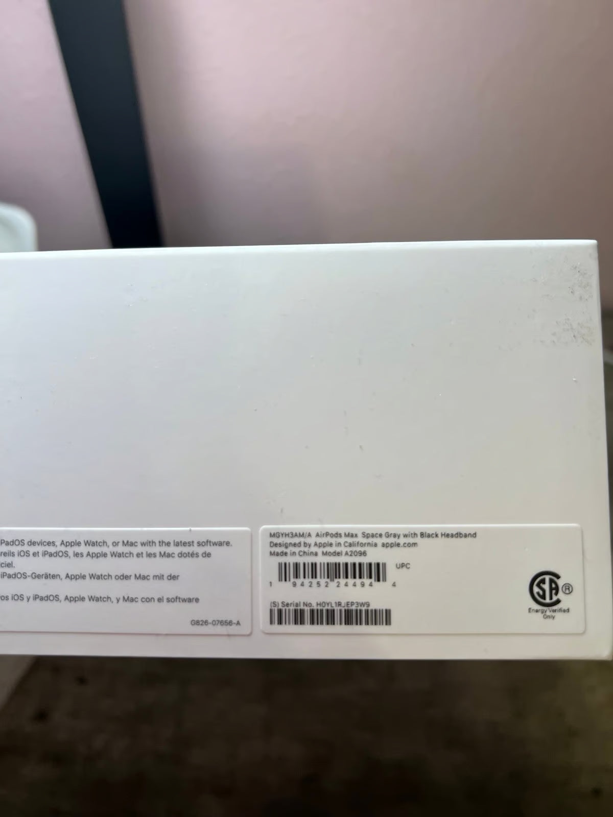 Apple AirPods Max in Space Gray 2T56