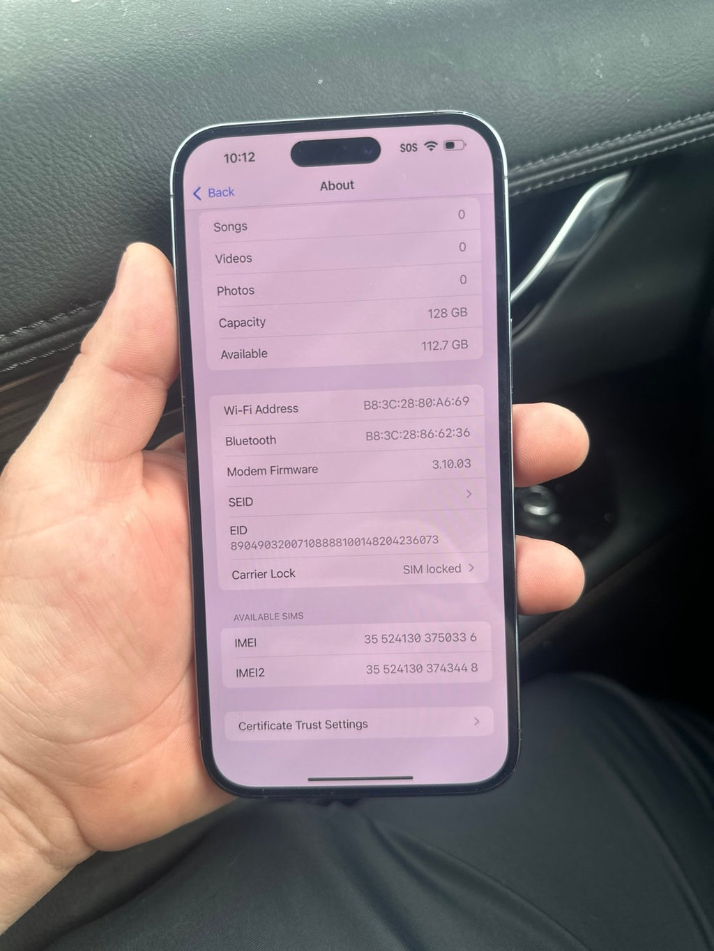 iPhone 14 Pro Max 128GB PURPLE 6U15