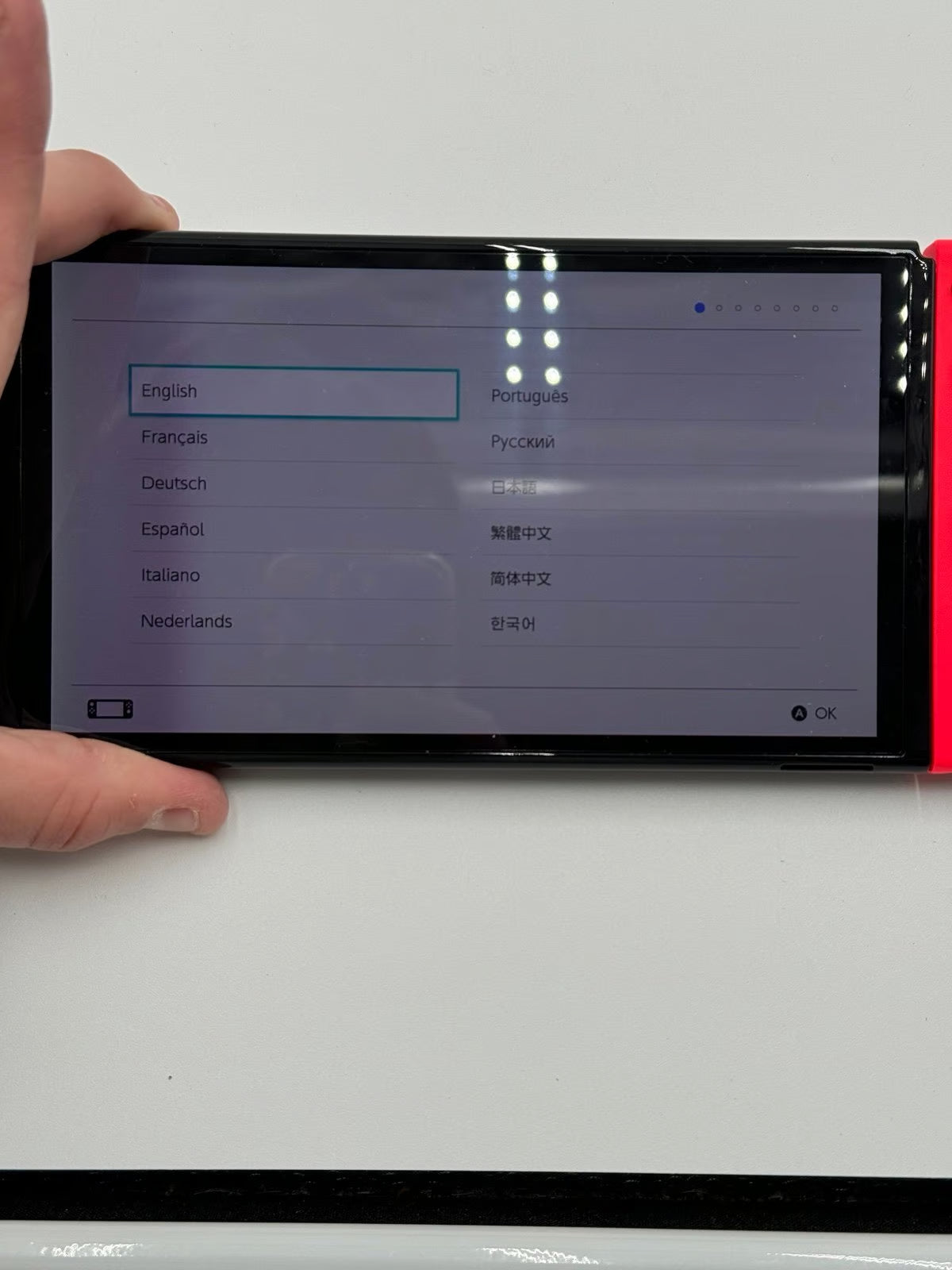Nintendo Switch OLED with 5 Games Like New 2B72