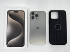Unlocked Apple iPhone 15 Pro Max 1TB Natural Titanium w/AppleCare and Case 1K27