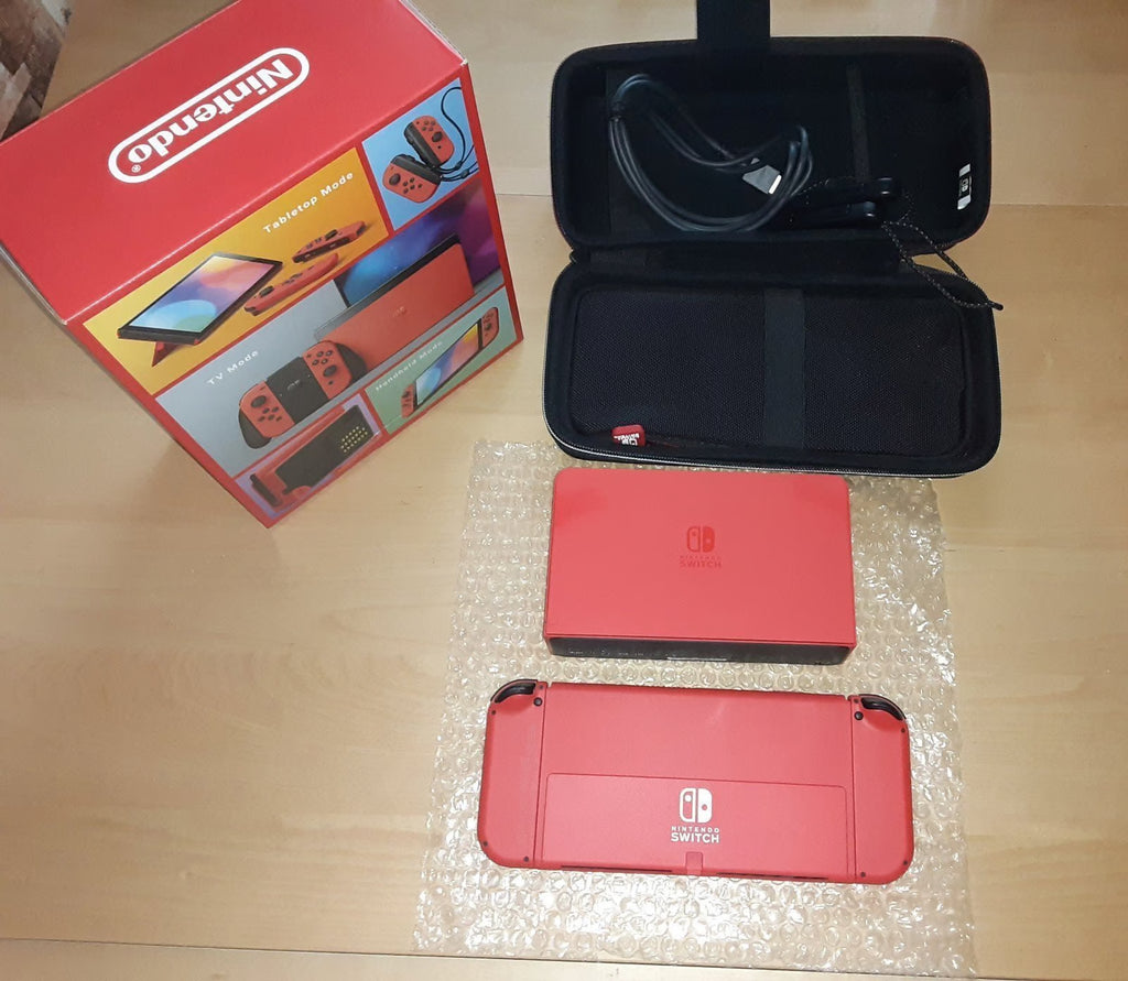 Nintendo Switch Mario Red Edition (OLED Model) HEG-001 64GB Console 1D95