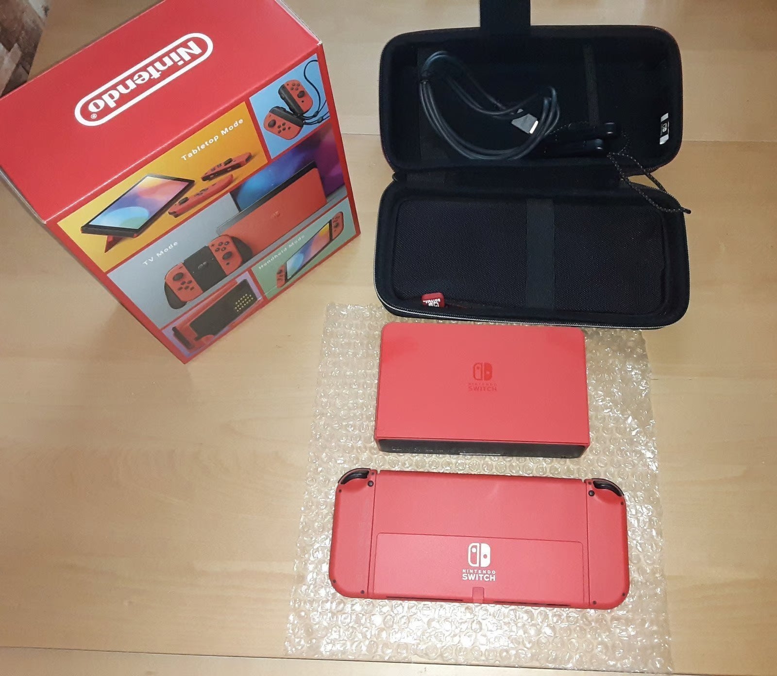 Nintendo Switch Mario Red Edition (OLED Model) HEG-001 64GB Console 1D95