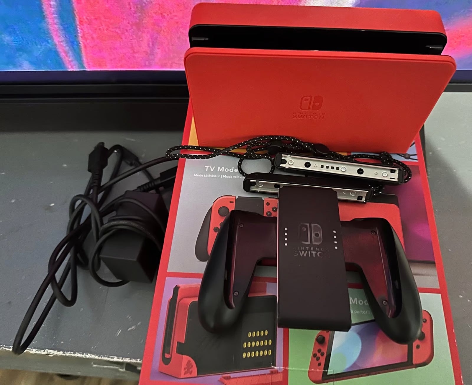 Nintendo switch oled mario edition 9Q56