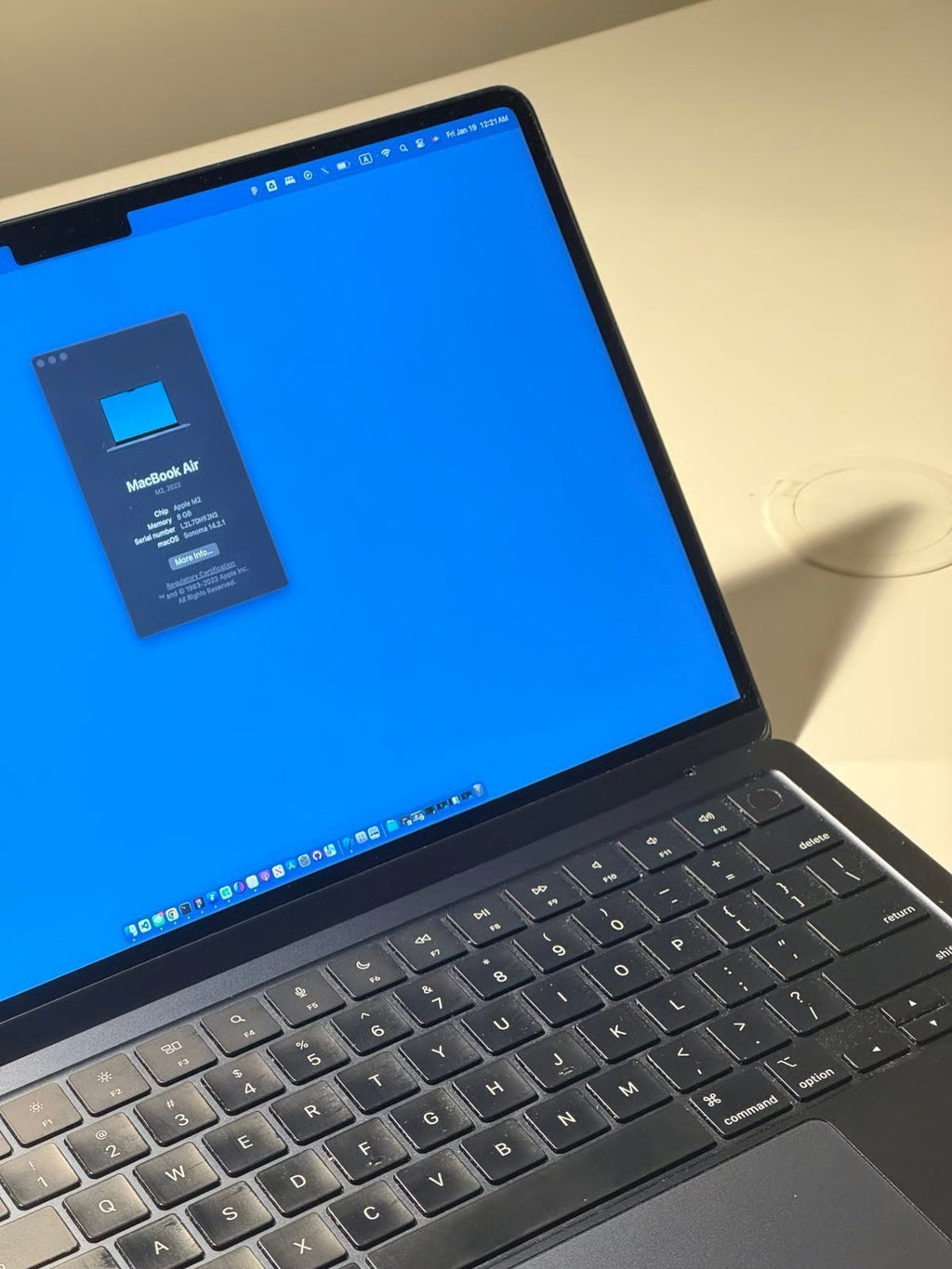 macbook air 2022 m2 7C86