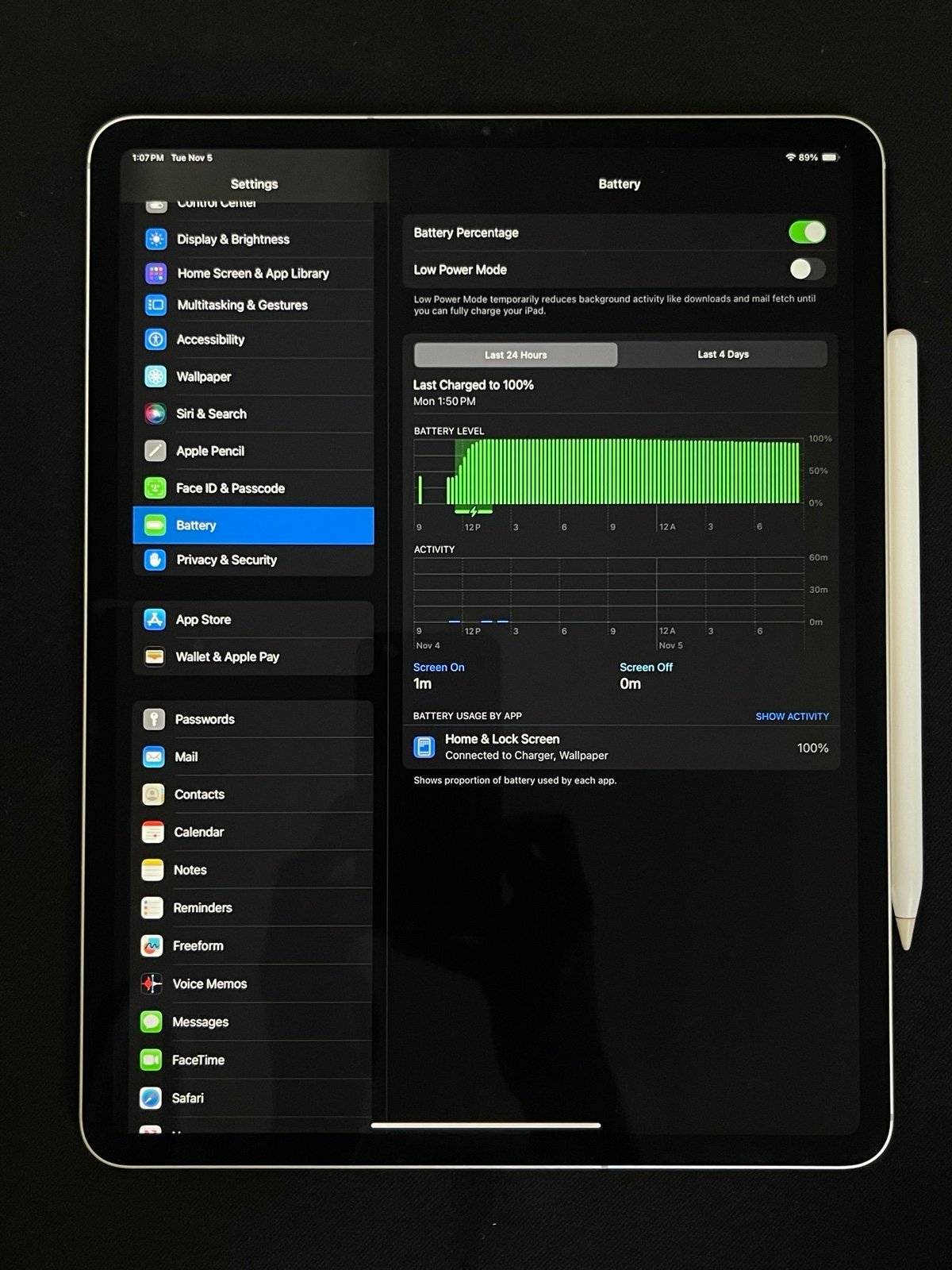 Apple iPad Pro 3rd Generation 12.9-inch Silver 256GB WiFi + Cellular Unlocked 8P81