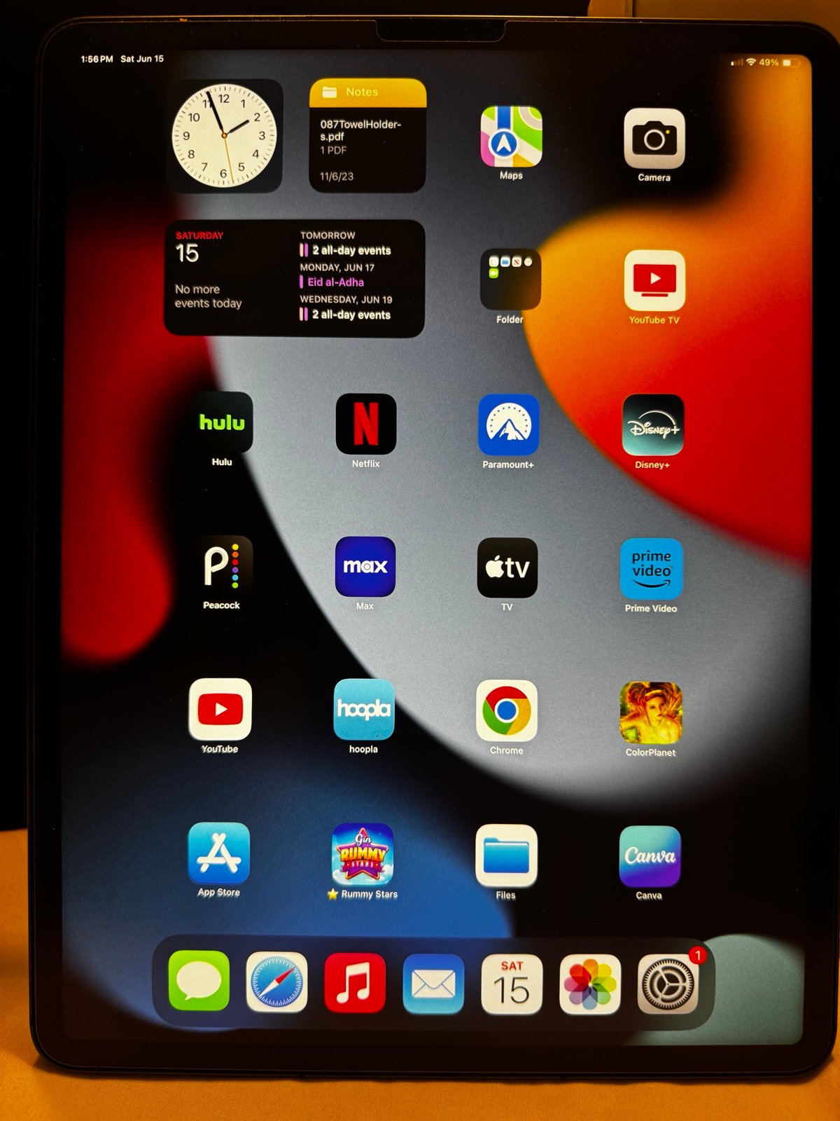 Apple iPad Pro 5th Generation 128 GB in Black 8X76