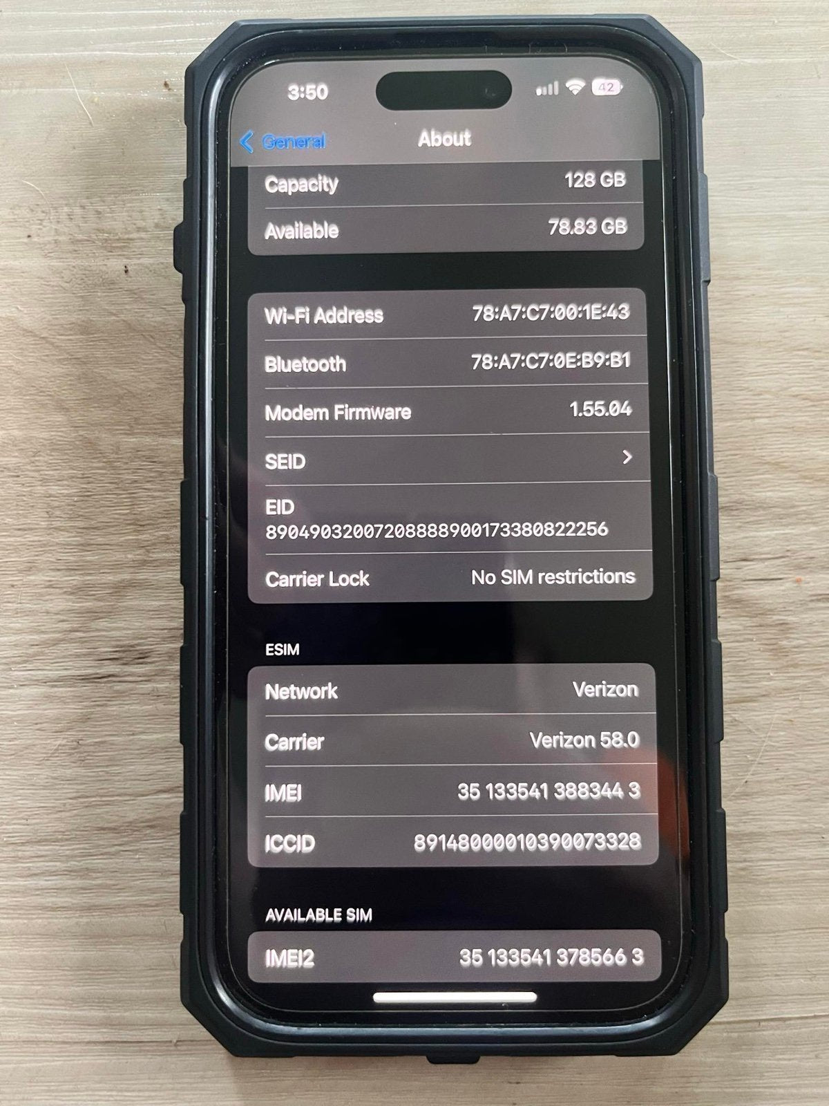 Apple iPhone 15 3Y96