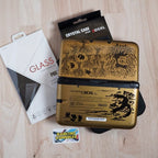 Nintendo 3DS XL Pokemon X Y Premium Gold W/ 32GB SD, Charger & Games