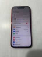 Apple iPhone 13 - 128 GB - Red (Unlocked) FAIR CONDITION 5W62