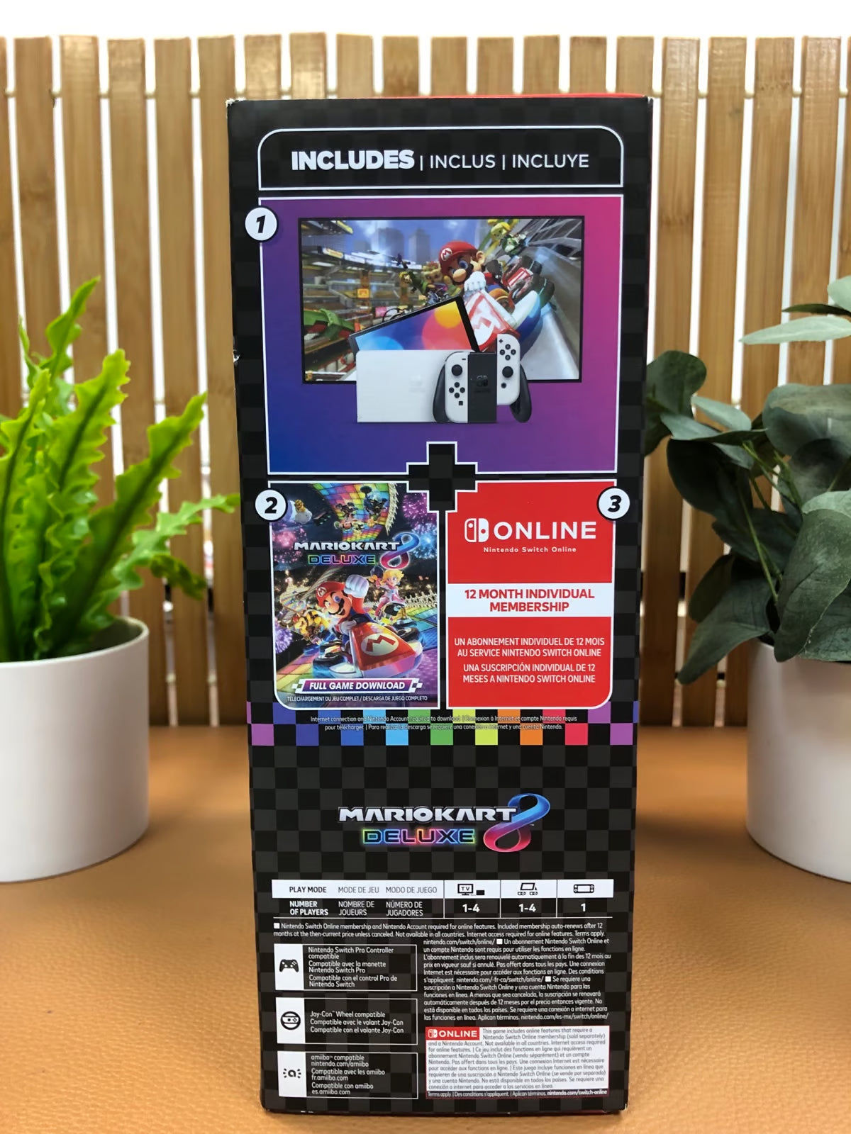 Nintendo Switch OLED Mario Kart 8 Deluxe Bundle with Nintendo Online 5G19