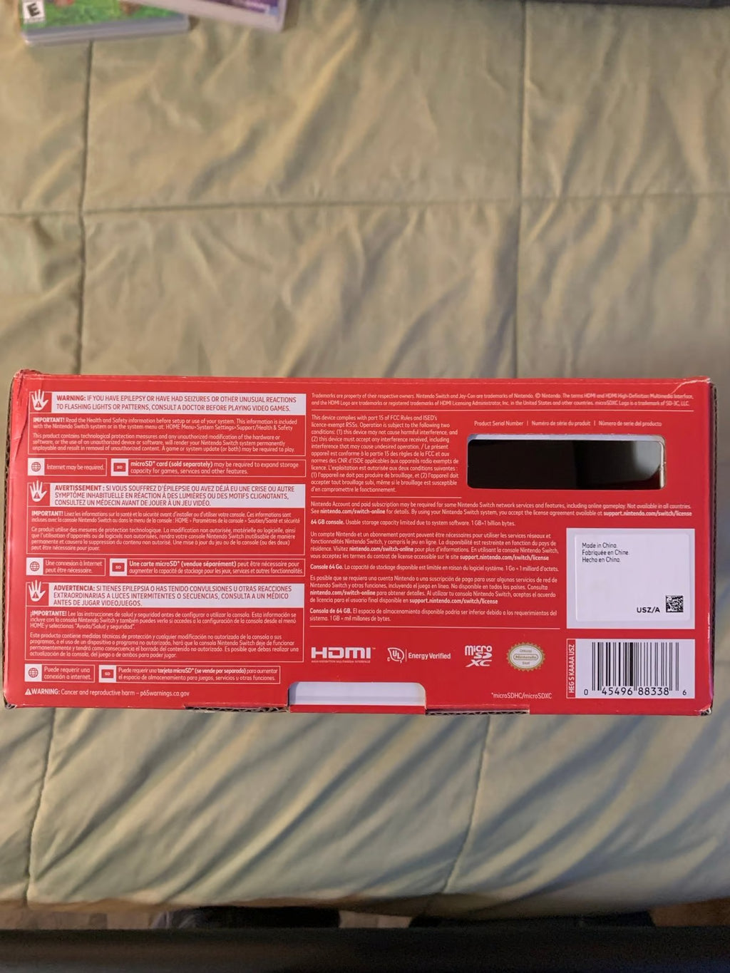 Barely used Nintendo Switch OLED with games travel case and extra controller 3K57