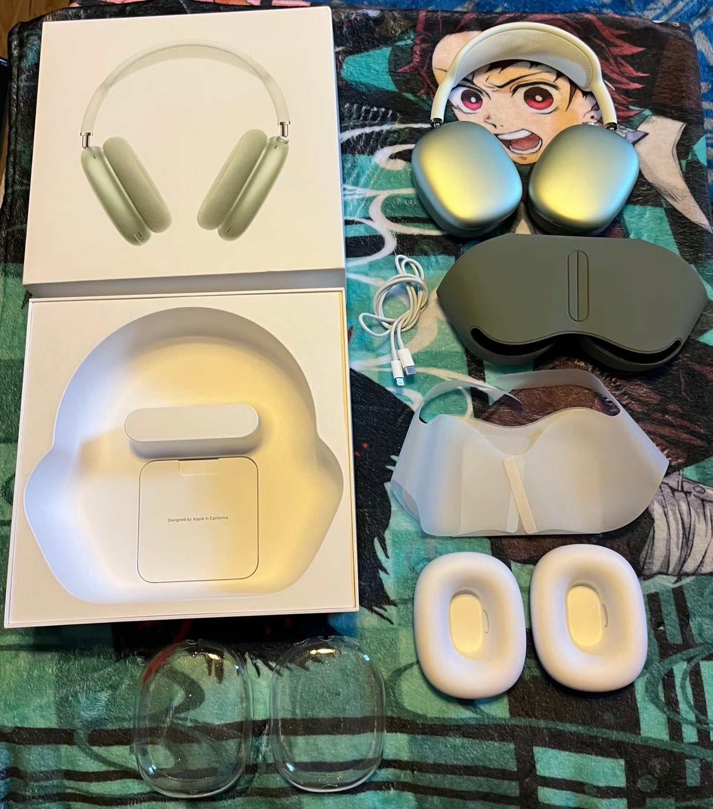 Apple AirPods Max green with light green headband MGYN3AM/A 1Z32
