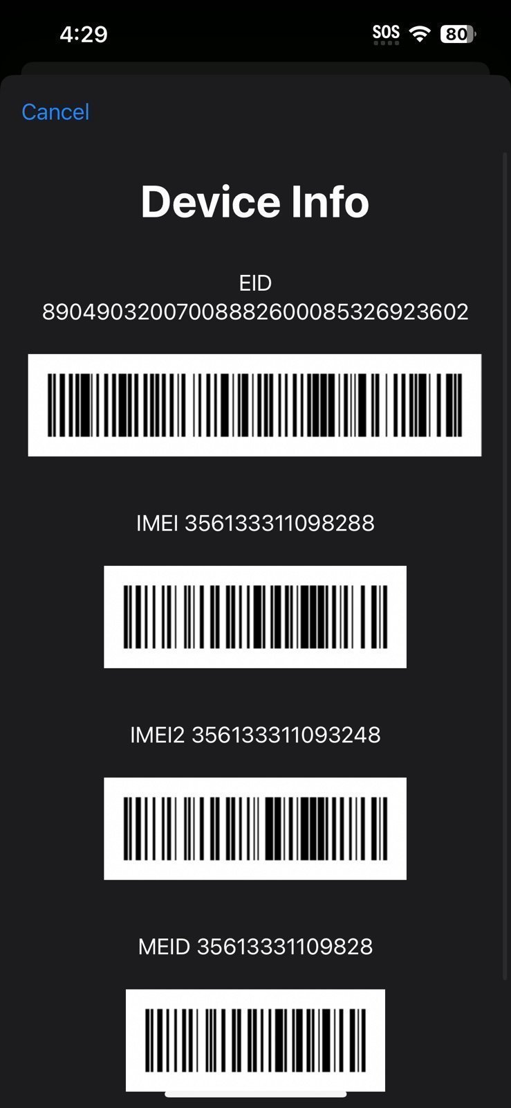 iPhone 13 Pro Unlocked 256GB Graphite Perfect Condition 9L13