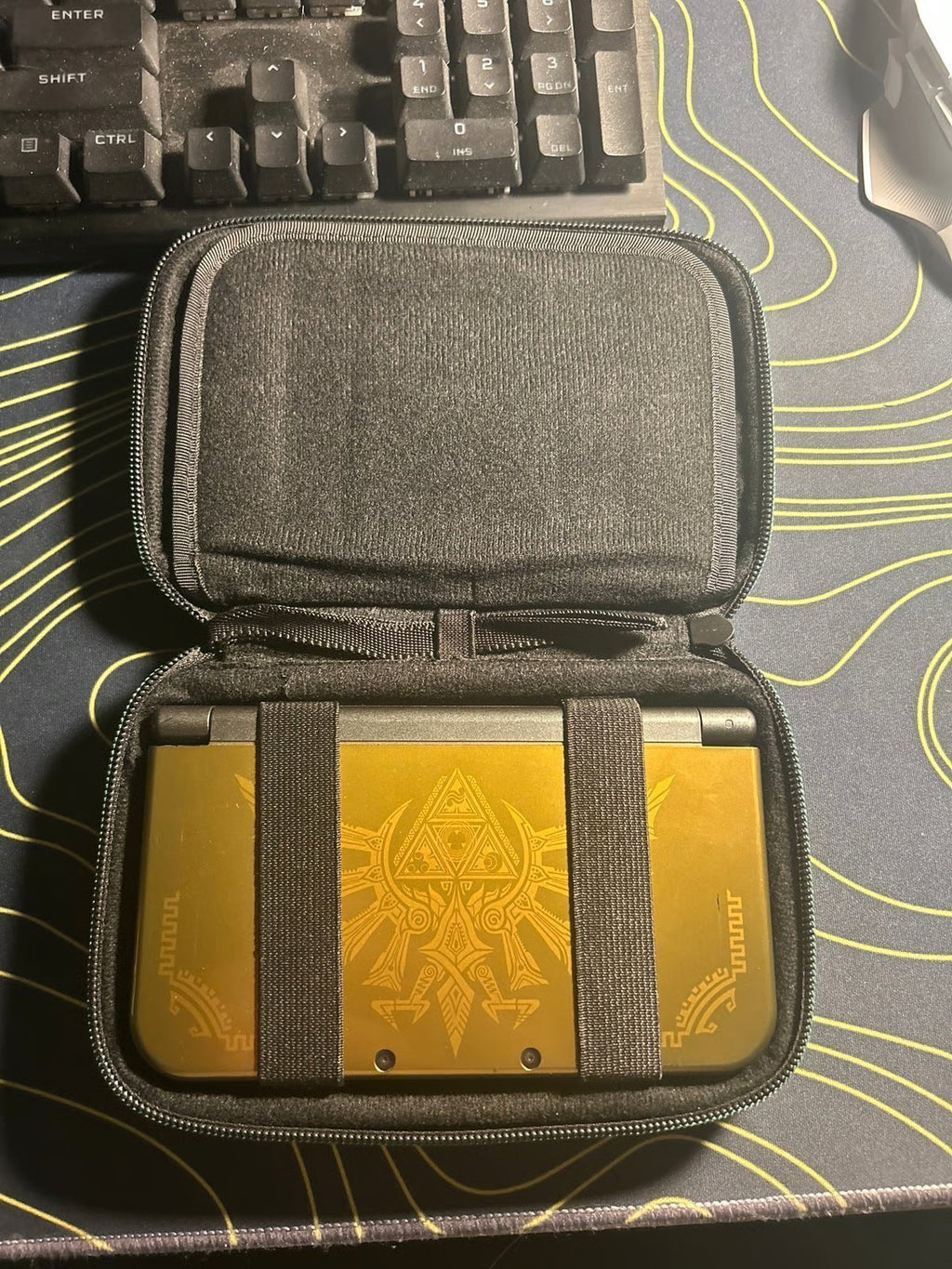 New Nintendo 3DS XL Hyrule edition with Zelda Carry case