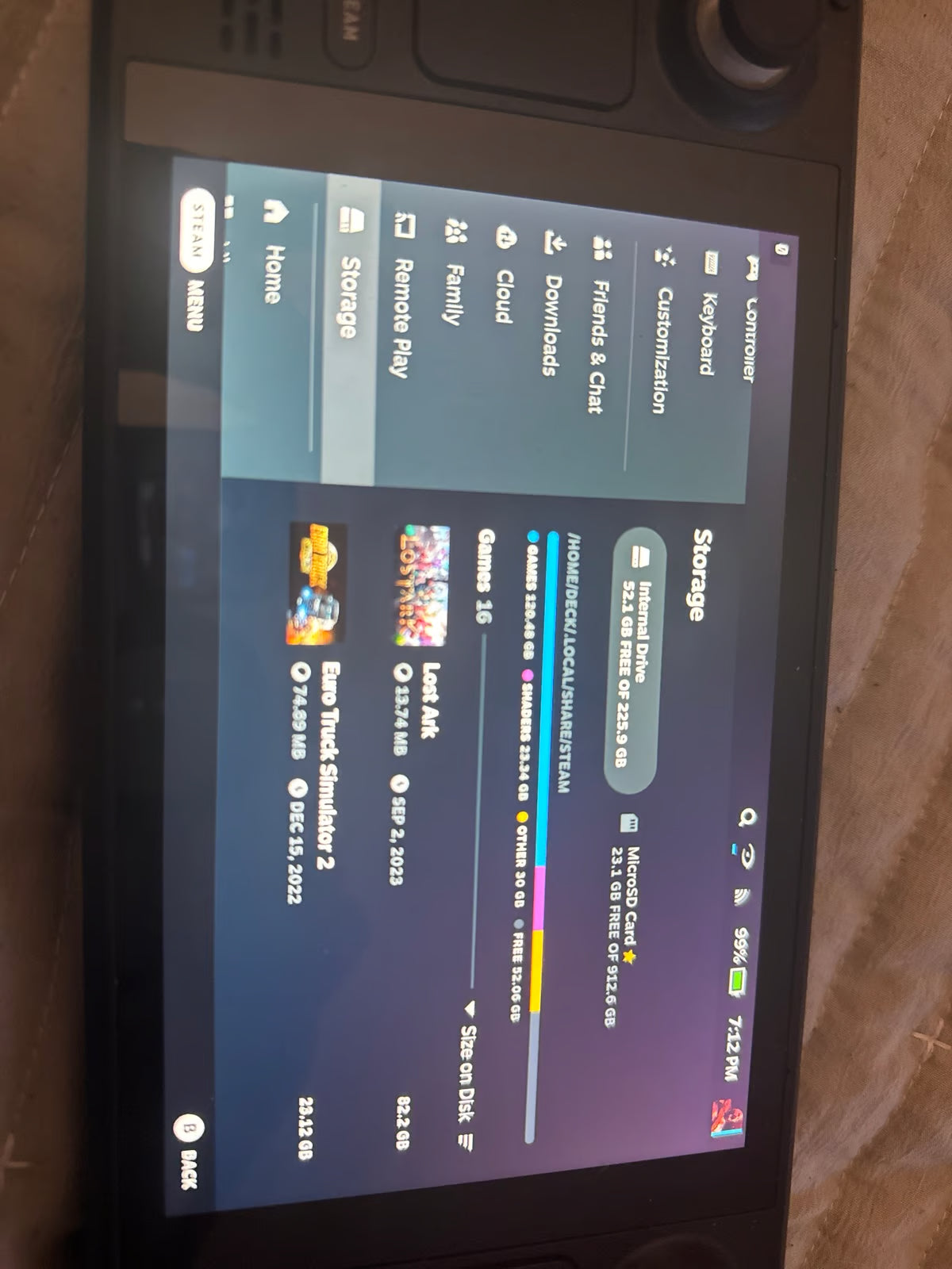 steam deck 64gb 5U52