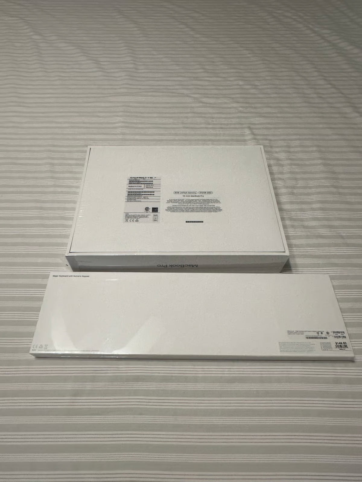 Brand NIB MacBook Pro 13inch M2 Apple Chip New Sealed Space Gray AppleCare 9P13