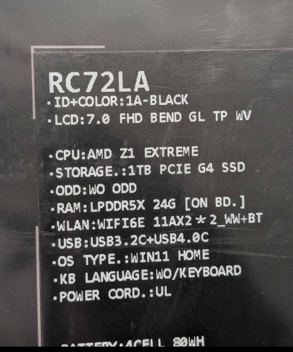 ASUS ROG Ally X 8V13