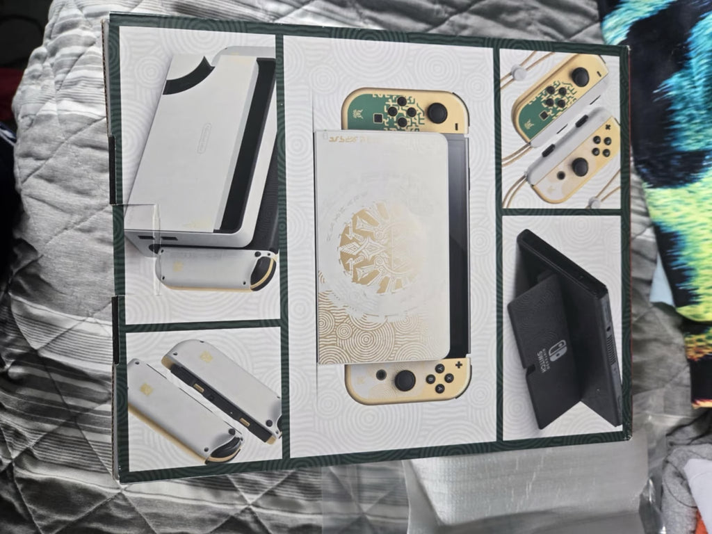 zelda tears of the kingdom Nintendo switch oled bundle 6P78