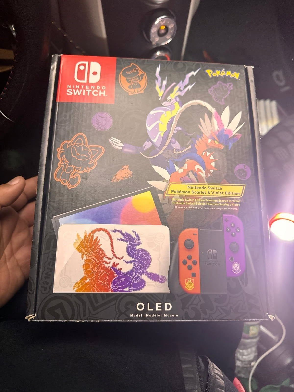 Nintendo Switch 鈥?OLED Model - Pok茅mon Scarlet & Violet Edition Console 6R68