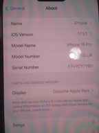 iPhone 15 Pro 256 GB BLK Unlocked 5V11