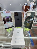 iPhone 15 Pro Max 256GB Black Titanium Unlocked Includes: Case+Protector+Charger 7B88