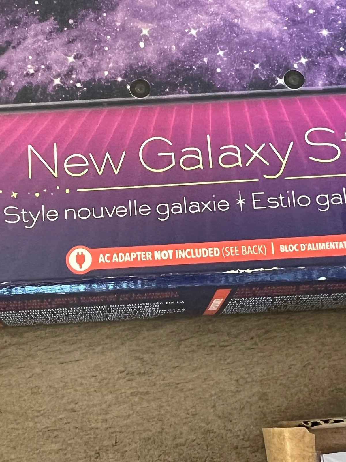 Nintendo 3DS XL Galaxy Edition Handheld System - Purple-Minor Flaw