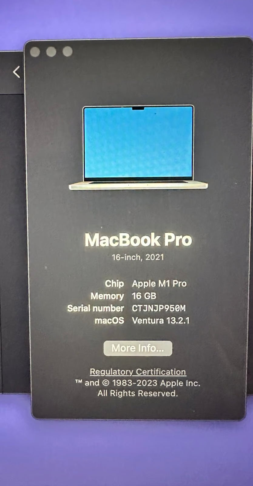 macbookpro 2022 9Z32
