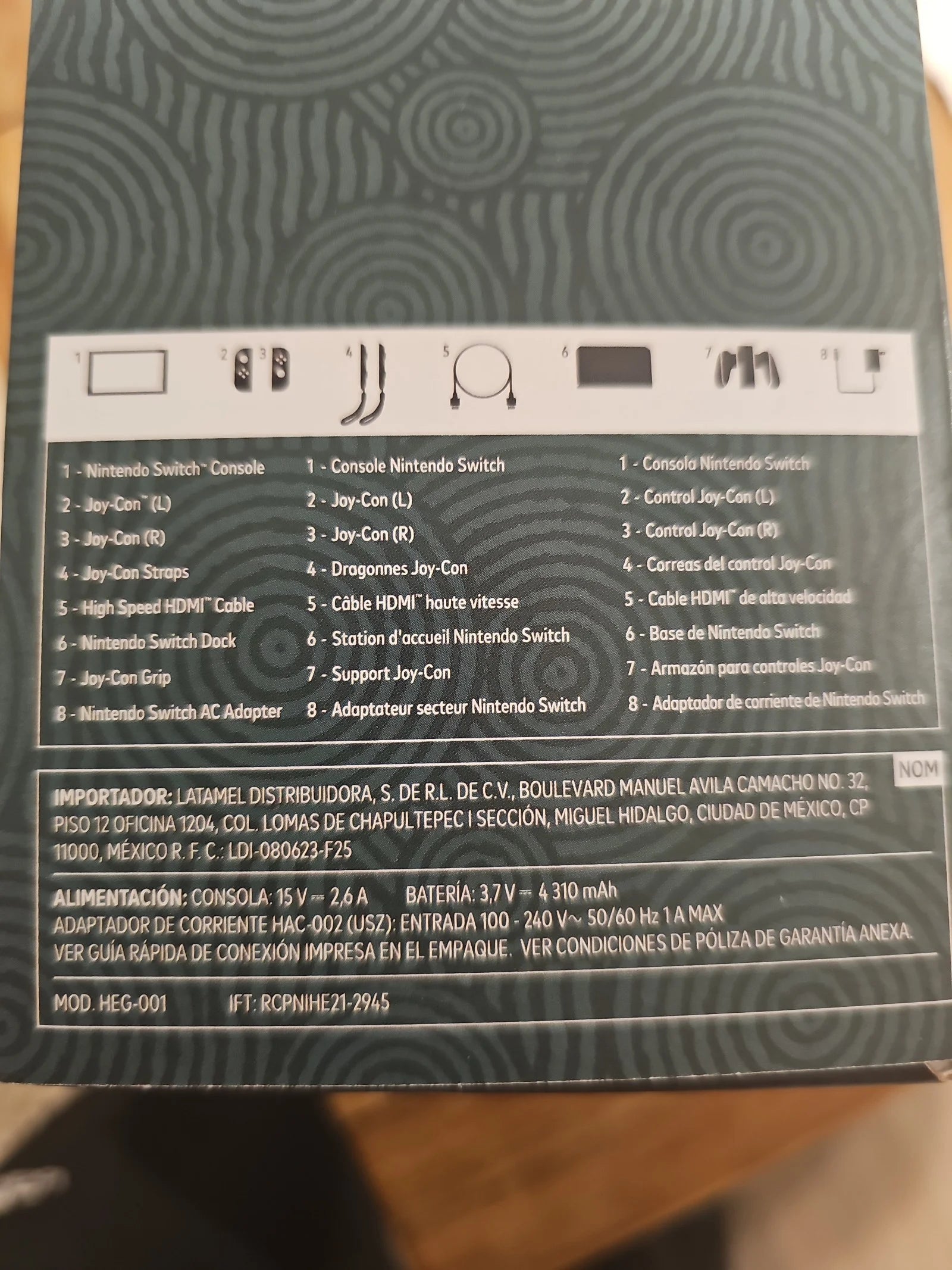 Nintendo Switch鈩?鈥?OLED Model - The Legend of Zelda:Tears of the Kingdom Editi 6X68