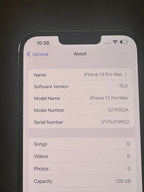 Apple iPhone 13 Pro Max 128 GB in Sierra Blue for Unlocked 9H37